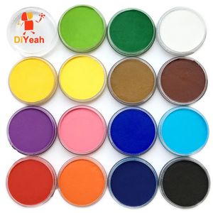 Peinture corporelle DiYeah Peinture pour le visage Couleur maquillage 30g Maquillage Halloween Schmink Pigment Body Art Modèle Marqueur Unique maquiagem Body Painting Rouge 231012