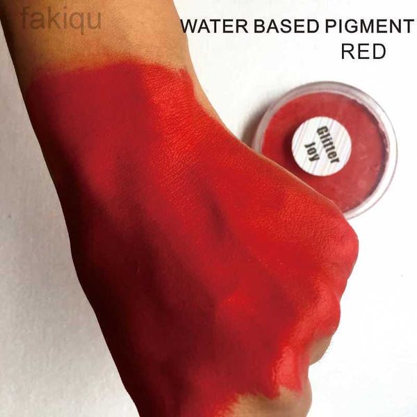 Peinture corporelle rouge 30g / PC à base de pur visage rouge PEINTURE PIEU PIGMENT PIGMENT MALUP BOOD IN HALLOWEEN PARTY DANGE DOSHETURE MAVALUP BEAUTY Tool D240424