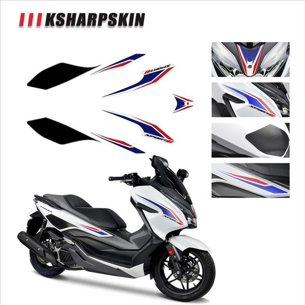 Pegatina de protección corporal KSHARPSKIN, decoración de motocicleta, calcomanía reflectante, película de apariencia modificada para honda FORZA 125 300272z