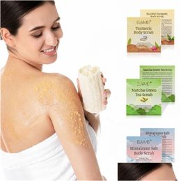 Body Scrubs Elaimei Turmeric Himalayan Exfoliators Cream Facial Matcha Groene thee voor hydraterende behandeling Acne Drop Delivery Healt Dht0y