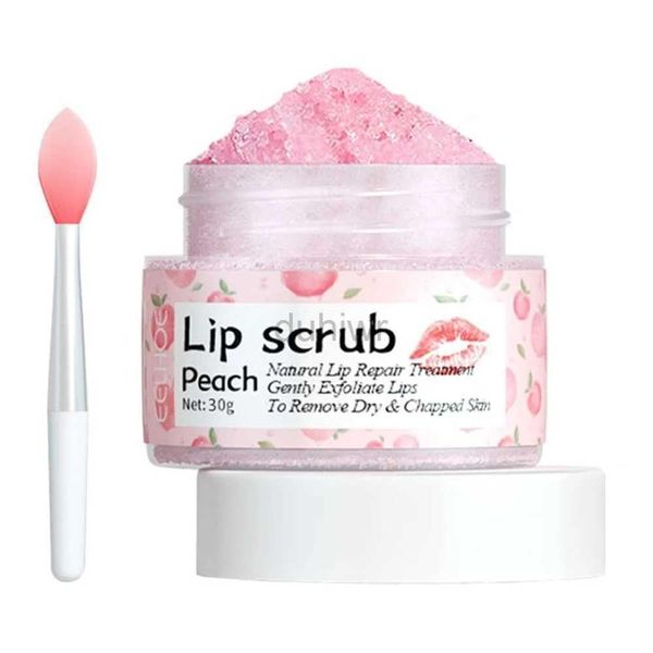 Gommages pour le corps Gommage pour les lèvres à la pêche Exfoliant Éclaircissant Lignes de fondu Anti-sécheresse Enlèvement de la peau morte Soins hydratants Maquillage Drop Livraison H Dhbqa