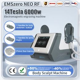 EMS Tesla EMSzero Neo 6000W 14Tesla Hi-emt Body Sculpt Machine NOVA Muscle Stimulator Shaping Equipment para salón para certificación CE
