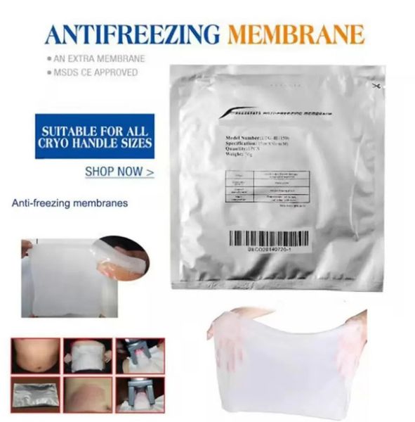 Escultura corporal Membranas anti -congeladas para la membrana de la almohadilla de la almohadilla antifreída delgada fría para la máquina crio
