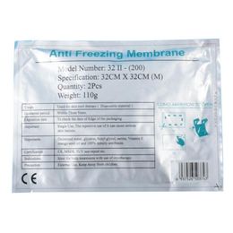 Membrane antigel Cryo amincissante pour sculpture du corps, pour Machines à graisse gelée, tampon Anti-Gel Etgiii-100 527