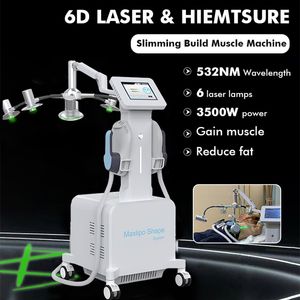 Livraison rapide 6D Lipolaser Body Shape Machine EMSlim HIEMT Perte de poids Fat Réduire l'élimination de la cellulite Muscle Building Healthy Slimming