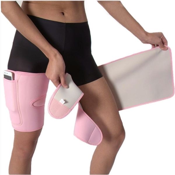 Body Shaper Néoprène Sueur Cuisse Tondeuse Ceinture De Sueur Bande De Sueur Jambe Plus Mince Perte De Poids Gym Entraînement Corset Cuisse Jambes Plus Minces Sangle 201222