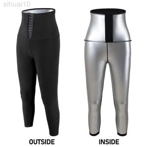 Body Shaper Pants Sauna Shapers Sueur Chaude Effet Sauna Pantalon Minceur Fitness Short Shapewear Entraînement Gym Lings Fitness Pantalon L220802