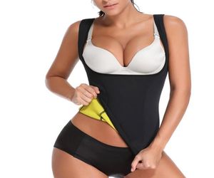 Body Shaper Sudor Neopreno Mujeres Shapewear Entrenamiento Camiseta sin mangas Chaleco adelgazante Quemador de grasa Tummy Belly Faja Cintura Cincher Corset Train6465893