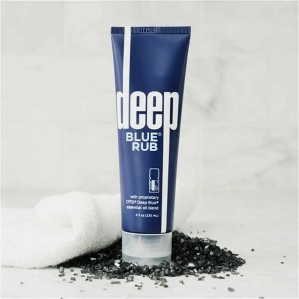 Crema para el cuidado de la piel corporal Deep Blue Rub doterra con una mezcla patentada de aceites esenciales Deeps Blue 120 ml, entrega rápida de alta calidad