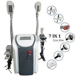 Lichaam Slanke cryotherapie gezichtsapparatuur ultrasone cavitatiemachine prijs lipo laser cryolipolyse cellulitis verminderen RF -apparaat 3 cryo -handgrepen