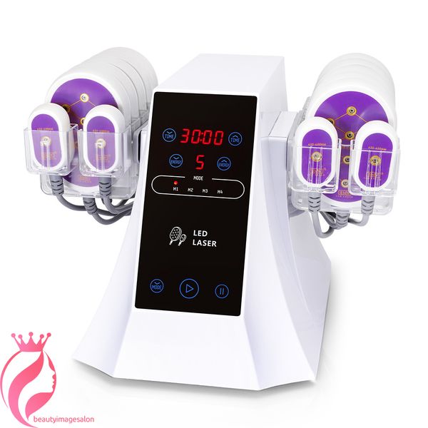 Corps amincissant la machine 14 coussinets 5MW lumière LED avec 10 grands 4 petits équipements de beauté brûlant les graisses pour une utilisation en salon spa