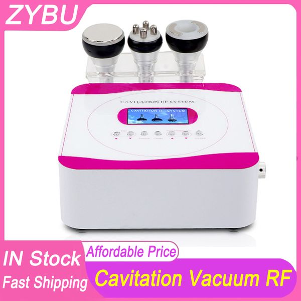 Corps Minceur Peau Sculptant Portable Multifonctionnel 3 en 1 Vide RF 40K Laser Cavitation Ultrasonique Minceur Machine Serrage De La Peau Lifting Du Visage Réduire Le Poids