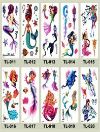 Körper Tattoos 90x190mm Temporäre Tattoos Illustration Aufkleber Für Frauen Mädchen Wasser Transfer Tattoo Körper Arm Malerei7866641