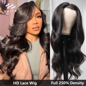 Body Wave 200 250 Dichtheid HD Transparante Kant Voor Pruik 5X5 13X4 HD Lijmloze Pruiken Kant Frontale Sluiting Pruiken