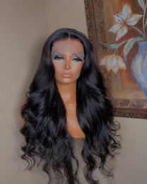 Body Wave 360 HD Frontal 13X4 Lace Front Human Hair Wigs Loose Glueless Wig Synthetic Hair For Black Women