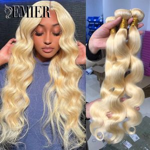 Poules d'onde corporelle Couleur naturelle Brésilien Human Hair Weave Fackles 1/3/4 PCS Lot Couleur naturelle / 613 / 1B / 613 Extension de cheveux