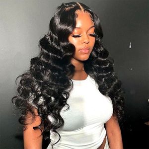 Body Wave Lace Voorpruik 13x4 13x6 HD Lace frontale pruiken losse diepe golfpruik voorgeplukt volle kanten menselijke haarpruiken voor vrouwen