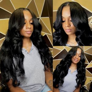 Body Wave Kant Voor Pruik Menselijk Haar Pruiken Met Pony Lijmloze 13X4 Kant Frontale Pruik Pre Geplukt goedkope Haar Pruiken