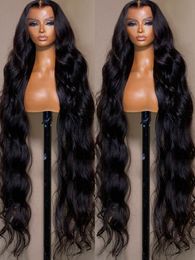 Perruques Lace Front Wig Body Wave brésiliennes, cheveux humains, 360 Hd, 13x4, pré-épilées, densité 180%, pour femmes noires