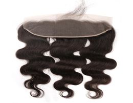 Body Wave Lace Frontal Closure 13x4 Brazilian Virgin Hair Weaves Middle Part Top Closures Unprocessed Lace Frontals Hairpieces Gre1615696