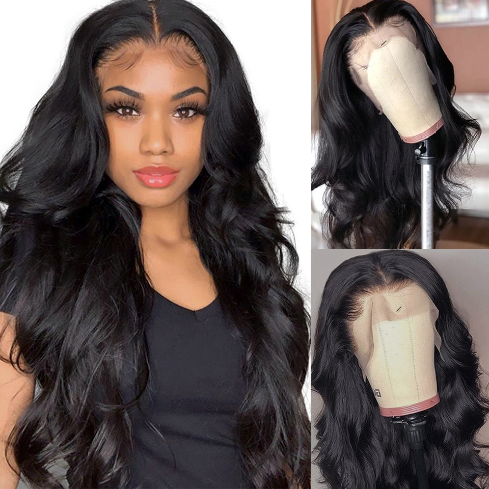 Body Wave Lace Frontal Human Hair Wigs 4x4 5x5 6x6 7x7 13x4 13x6 360 Full Lace Wigs for Women Natural Color Pre Plucked Glueless Wigs