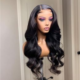 Body Wave Virgin Human Hair Full Lace Frontale pruik Braziliaans haar Indiaas haar Maleisisch haar Peruaans haar Birmese haar Natuurlijke kleur