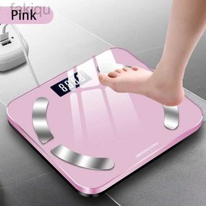 Lichaamsgewicht schalen Bluetooth Body Fat Scale USB Elektronische digitale schaal Smartweerschaal vloer Badkamerschalen BMI Index 290*260mm 240419