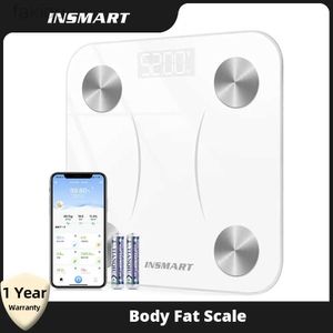 Échelles de poids corporel Bluetooth Scale de graisse corporelle Smart Salle Salle Electronic Weight Scale BMI Composition corporelle Analyseur Digital Floor Scale 240419