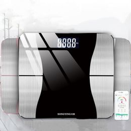 Analyseur de composition de balances de poids corporel avec application pour smartphone Balance de graisse compatible Bluetooth Salle de bain numérique précise 230620