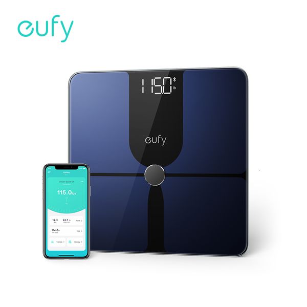 Pèse-personne eufy by Anker Smart Scale P1 avec Bluetooth Fat Wireless Digital Bathroom 14 Mesures WeightBody 230620