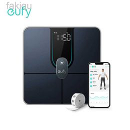 Lichaamsgewicht schalen eufy smart scale p2 pro digitale badkamer schaal wifi bluetooth 16 metingen inclusief gewicht hartslag lichaamsvet 240419