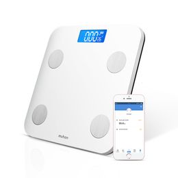 Lichaamsgewicht schalen Smart Fat Scale badkamer vloer Digitale BMI Balanc -verbinding Telefoon Bluetooth App Electronic 230821