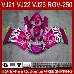 BODYS VOOR SUZUKI RGVT Pink Light Stock RGV 250CC 250 CC RGV-250 PANEL RVGG250 20HC.148 RGVT-250 90 91 92 93 1994 1995 1996 RGV250 SAPC VJ22 1990 1991 1992 1993 94 95 96 Hoogstoffen