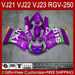 Bodys voor Suzuki RGVT Purple Stock RGV 250CC 250 CC RGV-250 PANEL RVG250 20HC.147 RGVT-250 90 91 92 93 1994 1995 1996 RGV250 SAPC VJ22 1990 1991 1992 1993 94 95 96 Hoogstoffen