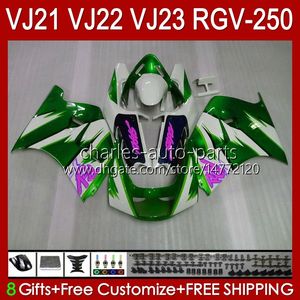 BODYS VOOR SUZUKI RGVT RGV 250CC 250 CC RGV-250 PANEL RVG250 20HC.125 RGVT-250 GROENE FABRIEK 90 91 92 93 1994 1995 1996 RGV250 SAPC VJ22 1990 1991 1992 1993 94 95 96 Valerijen