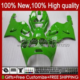 Bodys Kit voor Kawasaki Ninja ZX-7R ZX750 ZX 7R 96 97 98 99 00 01 02 03 Carrosserie 28HC.61 ZX-750 ZX 7 R ZX 750 ZX7R GROEN ALL ALL GLOSSY 1996 1997 1998 1999 2000 2001 2002 2003 Valerijen