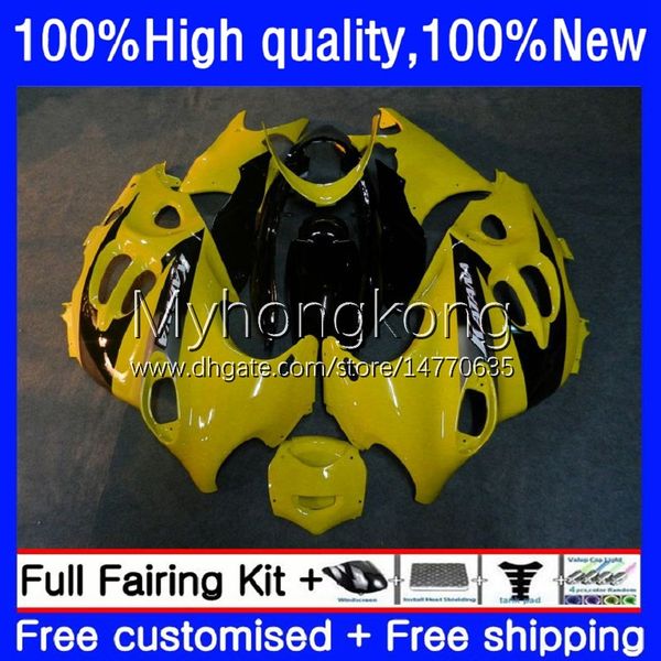 Kit carrosserie pour SUZUKI KATANA GSX600F Jaune clair GSXF750 GSXF 600 750 CC 98 99 00 01 02 17No.62 GSX750F 600CC 750CC GSXF-750 GSXF600 1998 1999 2000 2001 2002 Carénage OEM