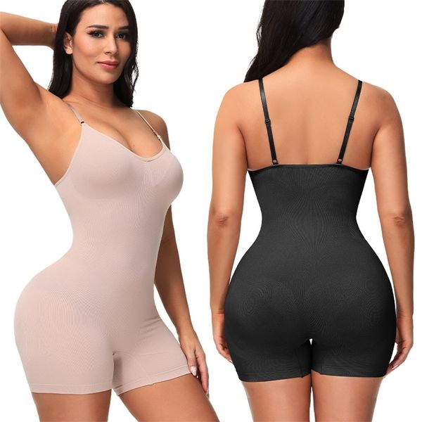 Body Body Shapewear Femmes Shaper Ventre Contrôle Bout À Bout Fesse Hanche Push Up Sous-Vêtements Minceur Gaine Femme Ventre Plat 220307