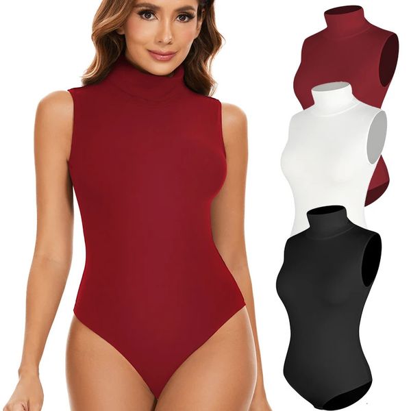 Bodys Shapewear femmes col haut corps complet Shaper ventre contrôle minceur gaine bout à bout cuisse plus mince ventre Corset 231225