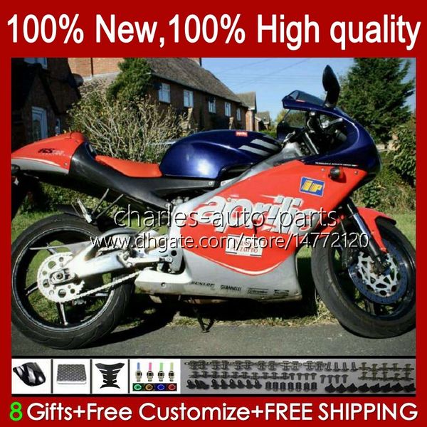 Carrosserie pour Aprilia RS4 RSV-125 RSV125RR RSV125 Rouge bleu nouveau 36No.153 RSV RS 125 R RR 125RR RS-125 1999 2000 2001 2002 03 04 05 RS125 99 00 01 02 2003 2004 2005 Kit de carénage