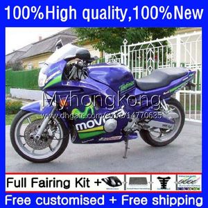 Carrocería para HONDA CBR 600F2 600 F2 FS CC 600CC 600FS Movistar Azul 91 92 93 94 Cuerpo 34No.63 CBR600 F2 CBR600FS 1991 1992 1993 1994 CBR600CC CBR600F2 91-94 OEM Carenado