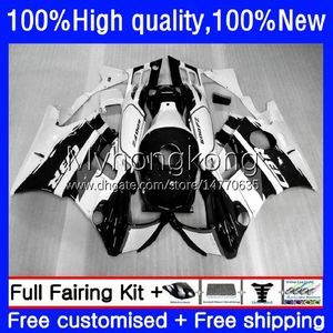 Carrocería para HONDA CBR600 F2 CBR Negro blanco 600F2 600 F2 FS CC 600CC 600FS Cuerpo completo 34No.212 CBR600F2 91 92 93 94 CBR600CC 91-94 CBR600FS 1991 1992 1993 1994 Carenado