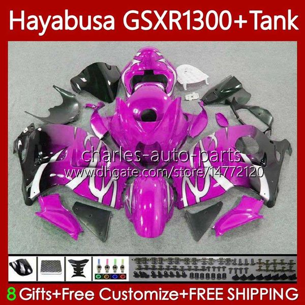 Carrocería para SUZUKI Hayabusa GSXR 1300 CC GSX-R1300 GSXR-1300 Rose Pink 96-07 74No.62 1300CC GSXR1300 96 97 98 99 00 01 GSX R1300 2002 2003 2004 2005 2006 2007 Carenado