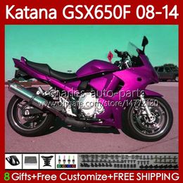 Carrosserie pour SUZUKI KATANA GSXF 650 GSX-650F GSX650F Rose Rose GSXF650 2008 2009 2010 2011 12 13 14 120No.117 GSX 650F GSXF-650 08 09 10 11 2012 2013 2014 Carénages OEM