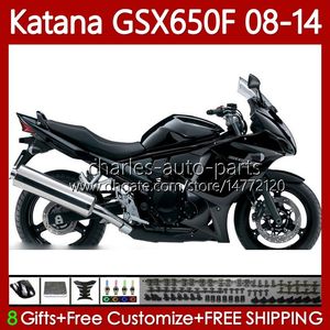 Carrozzeria per SUZUKI KATANA GSXF 650 GSX-650F GSX650F Nero lucido GSXF650 2008 2009 2010 2011 12 13 14 120No.85 GSX 650F GSXF-650 08 09 10 11 2012 2013 2014 Carenature OEM