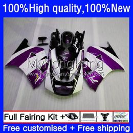 Kit de carrosserie pour SUZUKI RGVT-250 RGV250 SAPC RGVT250 VJ21 250CC Corps 31No.130 RGV-250 VJ22 88 89 90 1991 1992 1993 Nouveau violet RGVT RGV 250 1988 1989 1990 91 92 93 Carénage