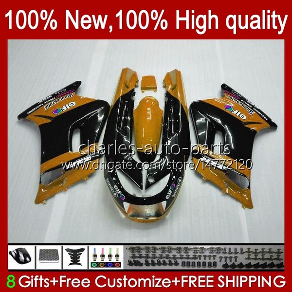 Bodywork OEM pour Kawasaki Ninja Golden BLK ZZR-250 Body 54HC.167 Nouveau ZZR 250 cc 1990 1991 1994 1994 1994 1995 1998 1998 1998 1999 ZZR250 90 91 92 93 94 95 96 97 98 99 Carénage