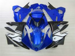 Kit de carénage en plastique de carrosserie pour YAMAHA R6 2003-2005 jeu de carénages bleus YZF R6 03 04 05 IY36