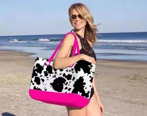 Bolso de playa de EVA impreso al aire libre de moda, bolso de playa con agujero, bolso de mujer portátil de gran capacidad