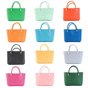 Bogg Tas Siliconen Strand Aangepaste Tote Mode Eva Plastic Strandtassen Dames Zomer